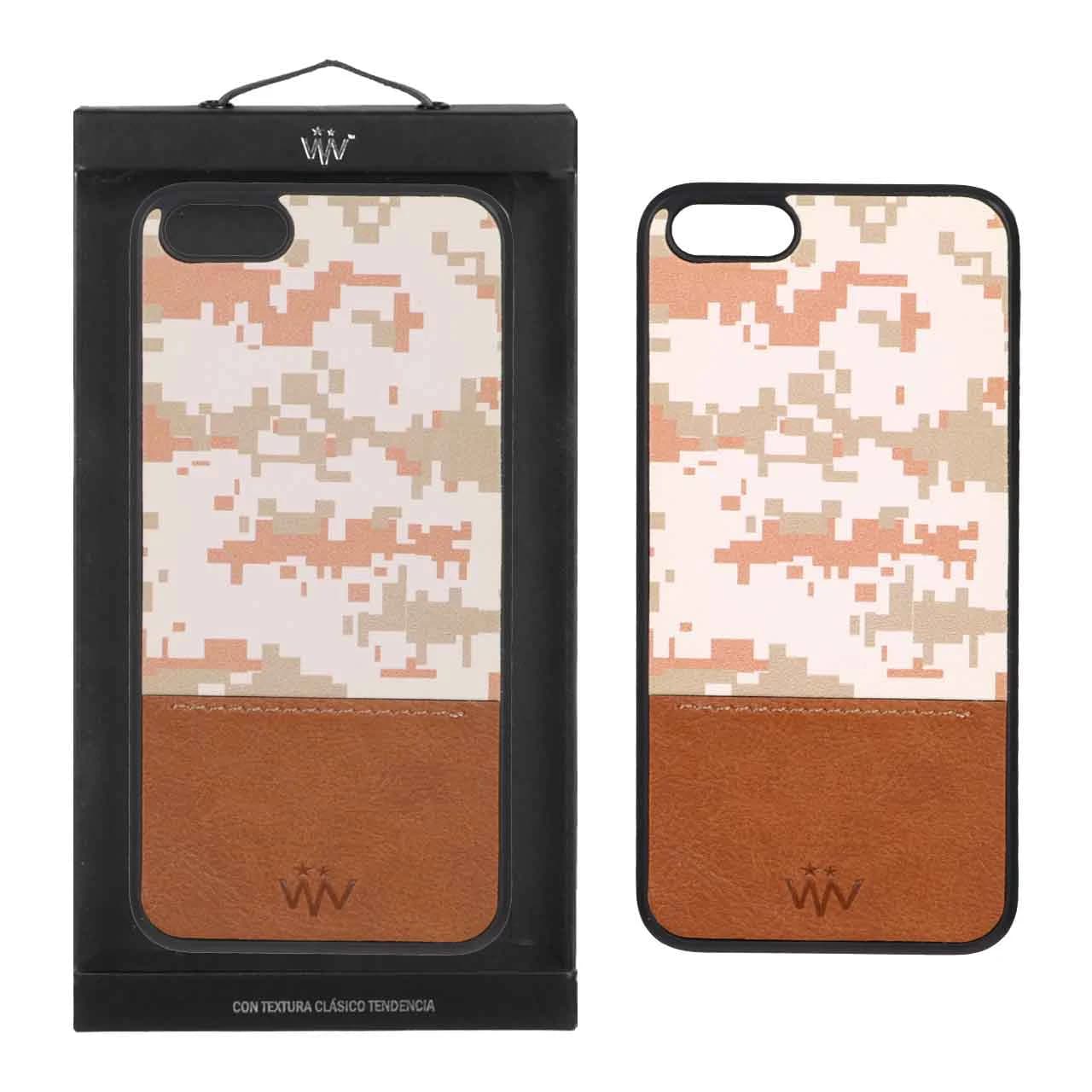 قاب VVV طرح چرم دو تکه Apple iPhone 5 / iPhone 5s