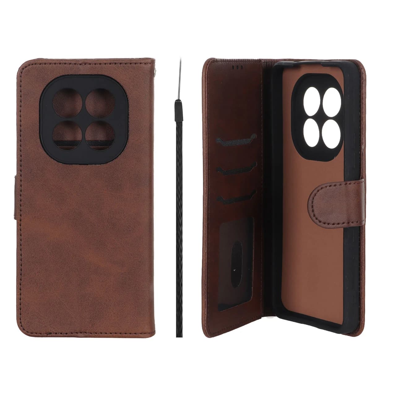 کیف موبایل مگنتی Crystal داخل مخمل Xiaomi Redmi Note 15 Pro 4G