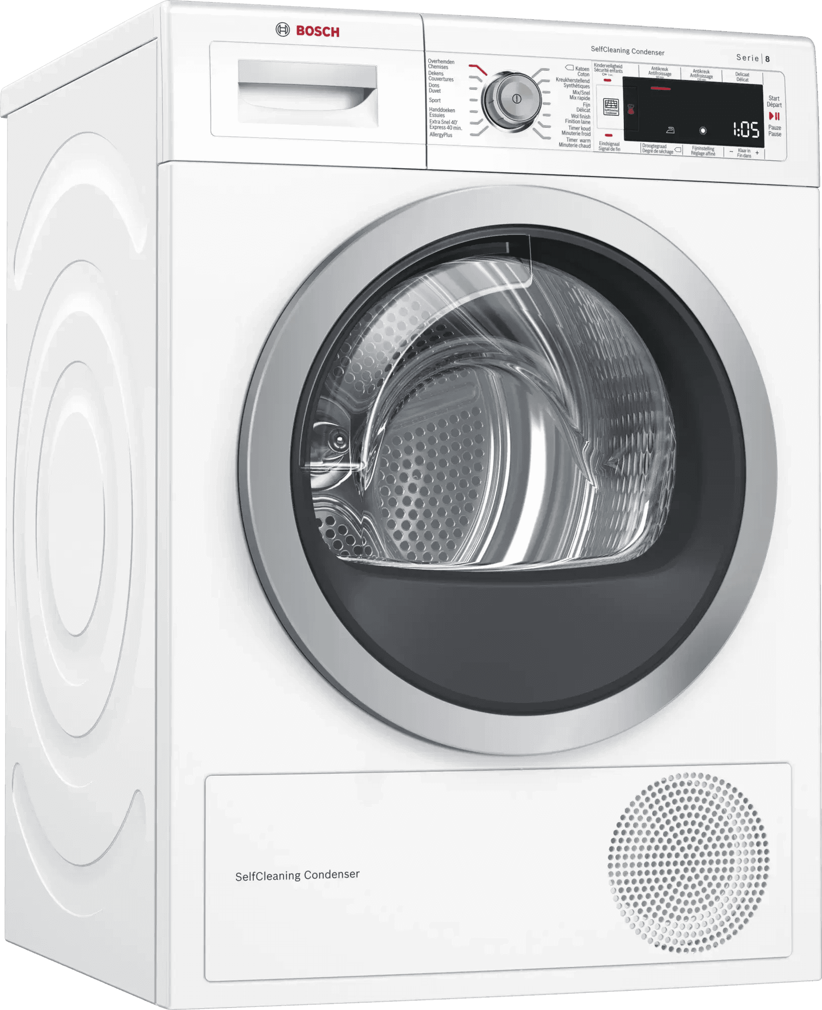 خشک کن سری 8 المان WTW87562FG گارانتی بوش سرویس