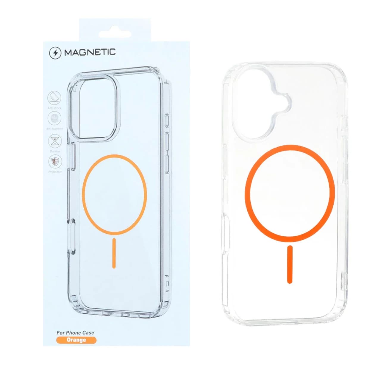 قاب اورجینال Magnetic دور ژله ای MagSafe مدل Apple iPhone 16 — تصویر ۳