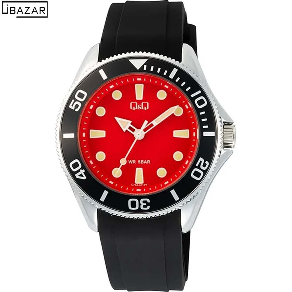 ساعت مچی Q&Q کیو اند کیو مدل C72A-011P