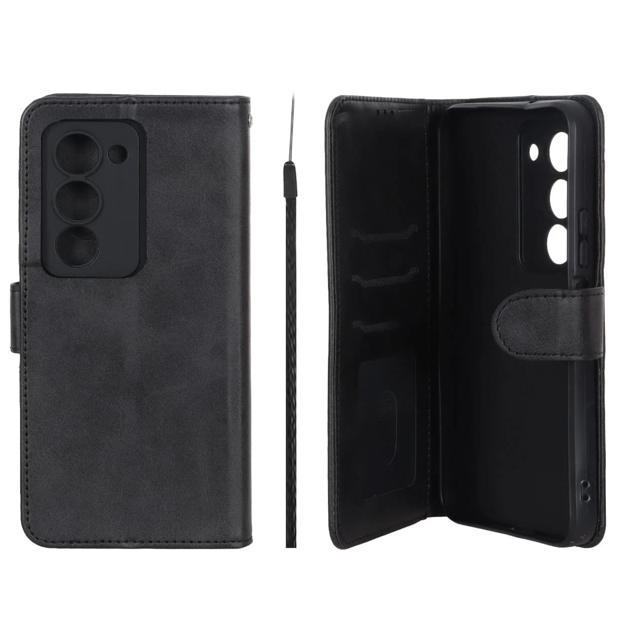 کیف موبایل مگنتی Crystal داخل مخمل سایز 171 نسخه گلوبال Xiaomi Redmi 15 4G — تصویر ۳