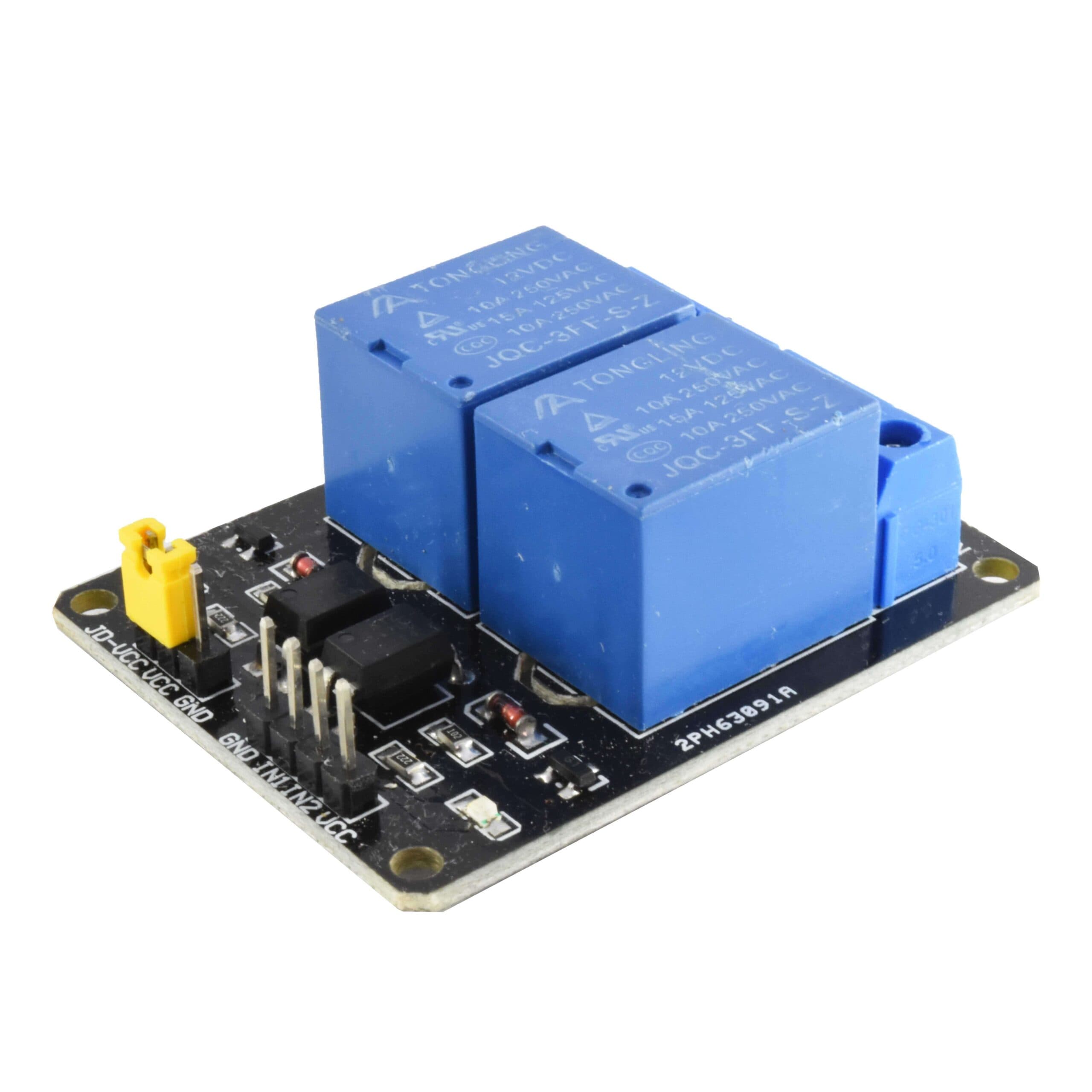 ماژول رله 2 کانال 12 ولت – Relay Module 12V — تصویر ۲
