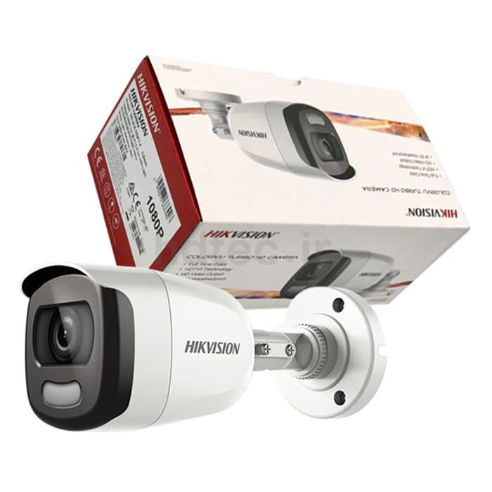 دوربین مداربسته هاک ویژن دید در شب رنگی DS-2CE10DFT-F