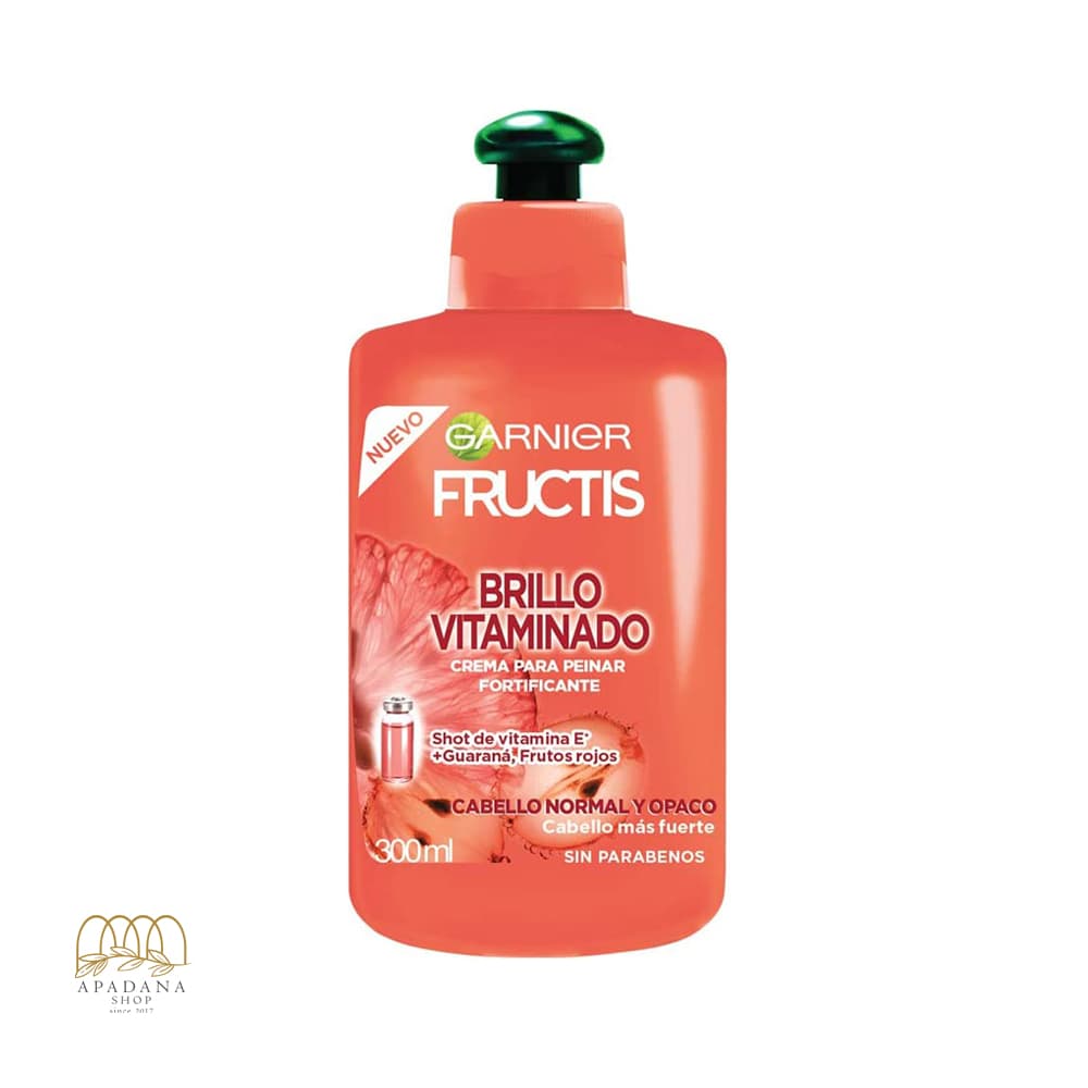 کرم درخشان کننده موی گارنیه Fructis Brillo Vitaminado حجم 300 میل