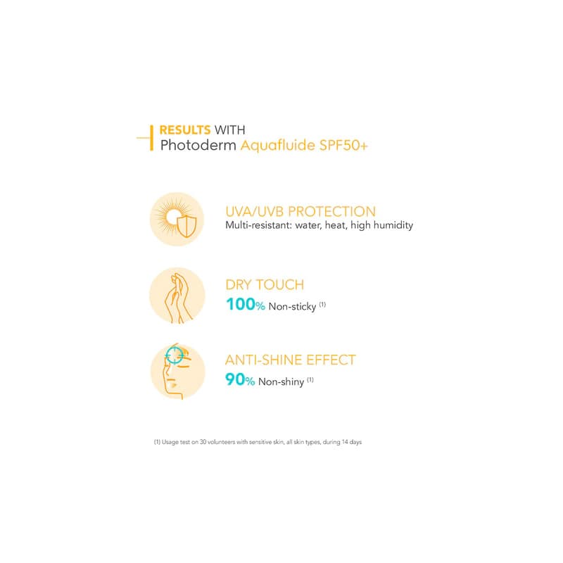 آکوا فلویید ضد آفتاب بایودرما مدل Photoderm Aquafluide SPF 50 حجم 40 میل — تصویر ۲