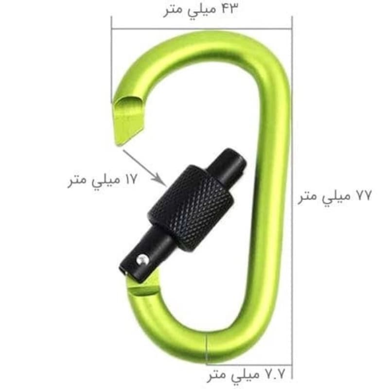 کارابین پیچی مدل Not for climbing — تصویر ۳