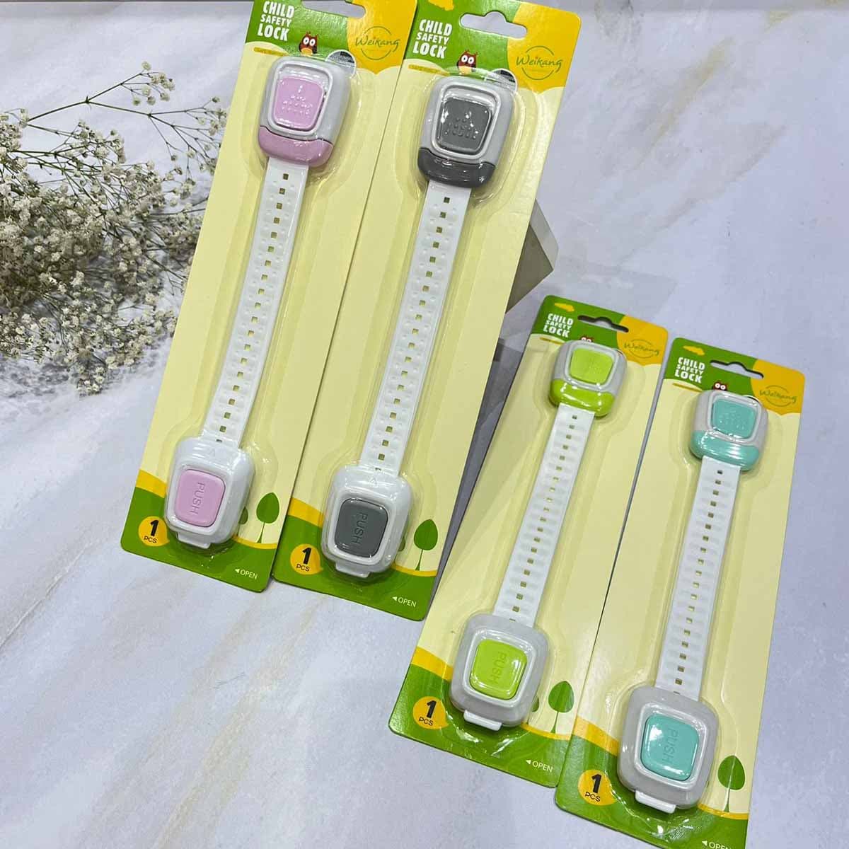 قفل ایمنی کودک مدل رنگی برند Weikang قفل کابینت