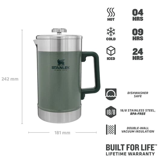 فرنچ پرس Stanley مدل Classic ظرفیت 1.4 لیتر — تصویر ۵