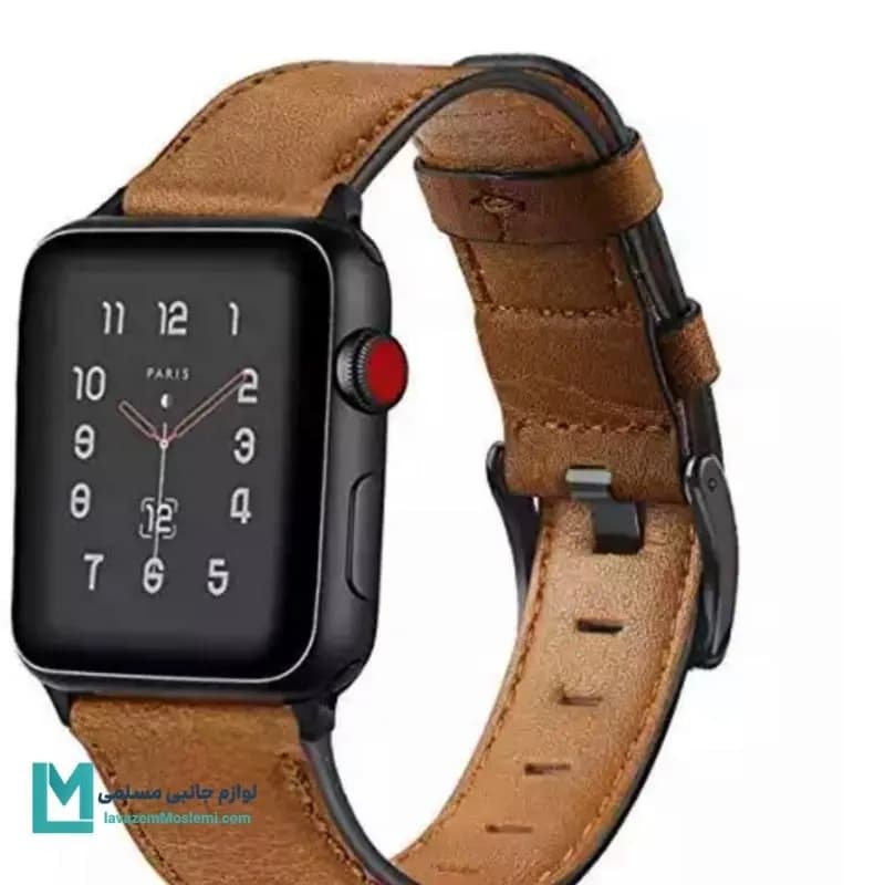 بند اپل واچ چرم رنگی کد W1190 | لوازم جانبی مسلمی