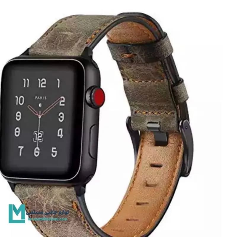 بند اپل واچ چرم رنگی کد W1190 | لوازم جانبی مسلمی — تصویر ۴