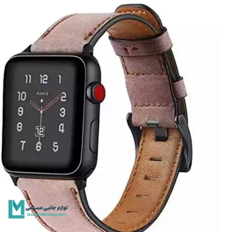 بند اپل واچ چرم رنگی کد W1190 | لوازم جانبی مسلمی — تصویر ۳
