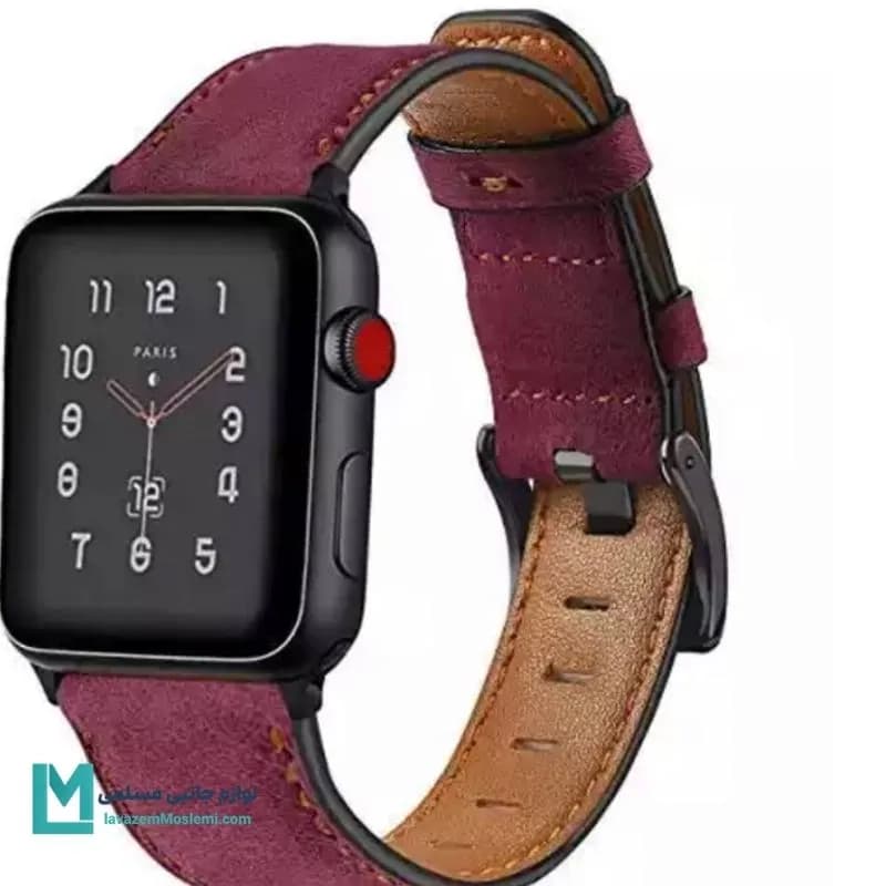 بند اپل واچ چرم رنگی کد W1190 | لوازم جانبی مسلمی — تصویر ۲