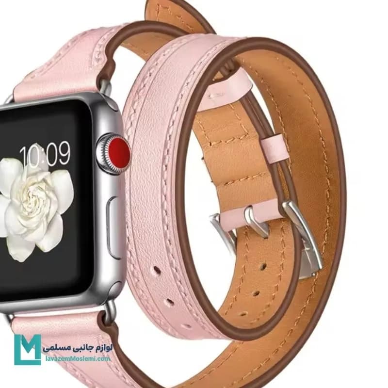 بند اپل واچ چرمی هرمس کد W1189 | لوازم جانبی مسلمی — تصویر ۷
