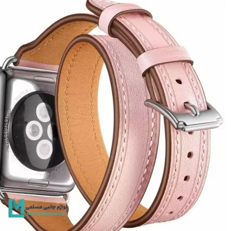 بند اپل واچ چرمی هرمس کد W1189 | لوازم جانبی مسلمی — تصویر ۸