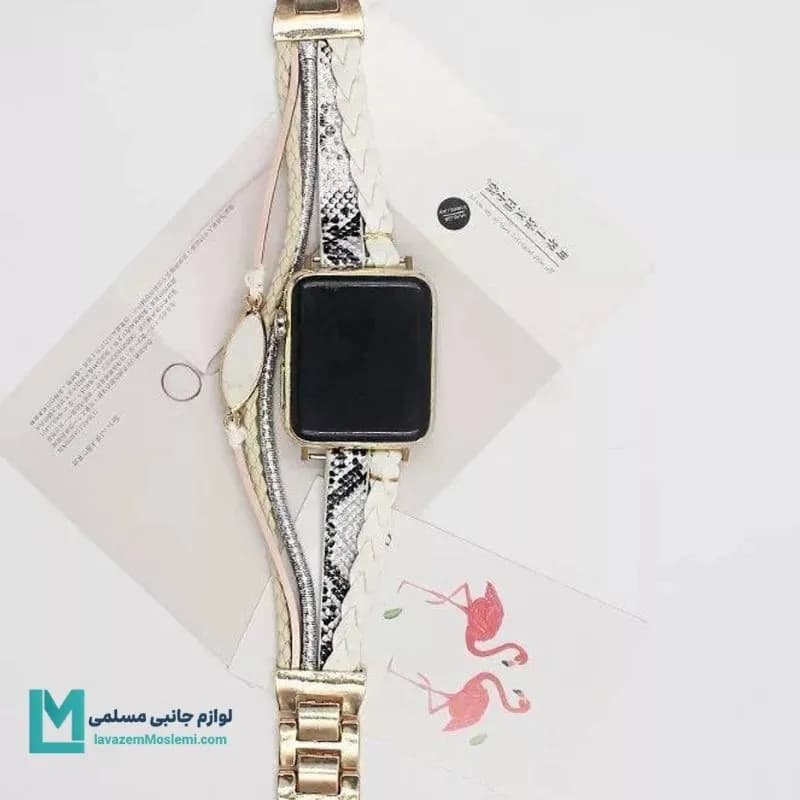 بند اپل واچ بوهمی کد W1187 | لوازم جانبی مسلمی — تصویر ۴