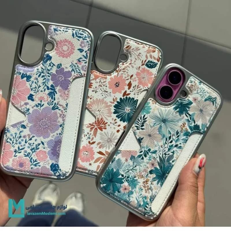 قاب گوشی فانتزی flowers card pacck کد C3555 | لوازم جانبی مسلمی
