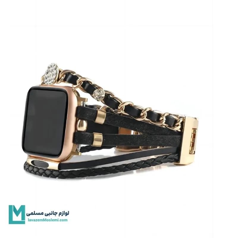 بند اپل واچ بوهمیا شنل(زنجیر یک طرفه) کد W1181 | لوازم جانبی مسلمی — تصویر ۳