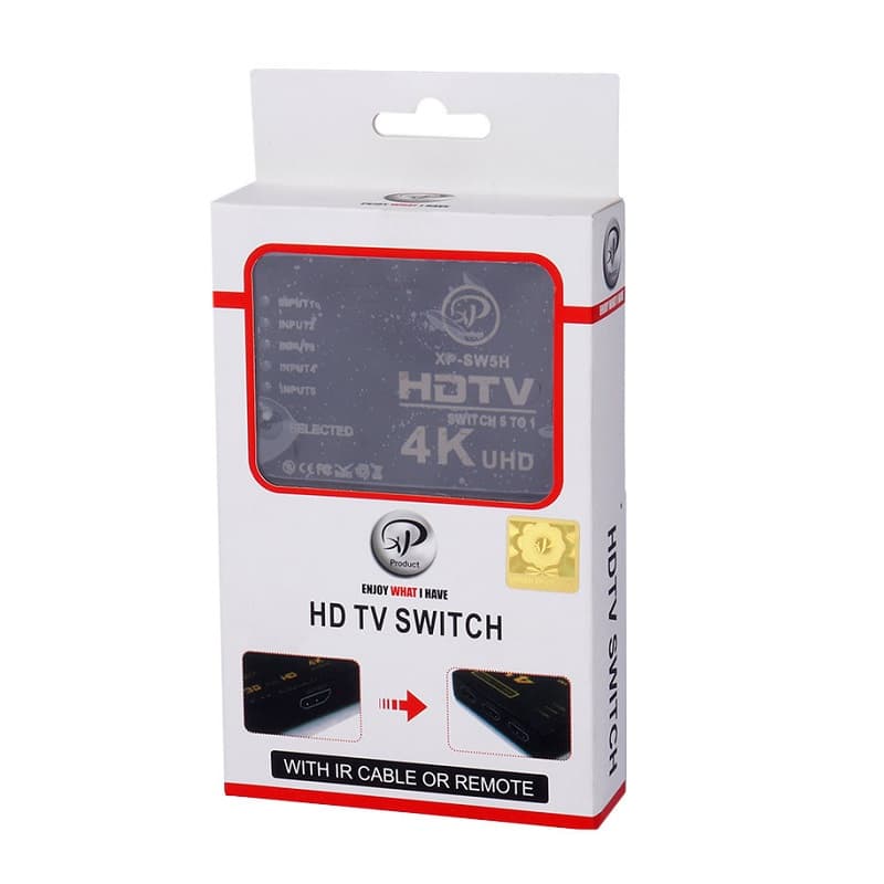 سوئیچ 5 به 1 HDMI ایکس پی مدل SW5H — تصویر ۴