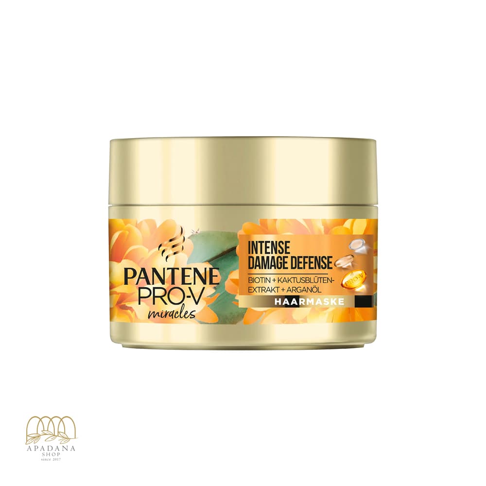 ماسک مو پنتن مدل Intense Damage Defense حاوی روغن آرگان حجم 160 میل