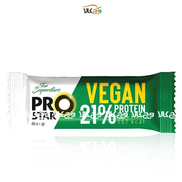 پروتئین بار وگان 21% پرو استار – 30 گرمی