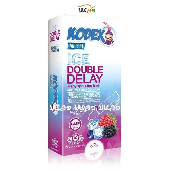 کاندوم کدکس double delay ice تاخیری – 12 عددی