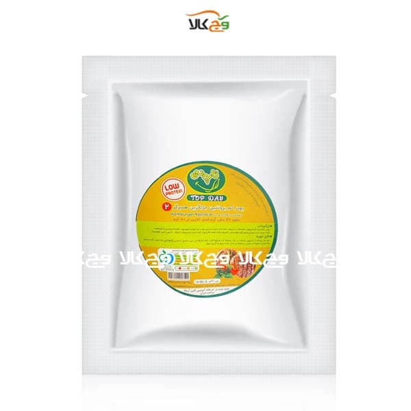 پودر کم پروتئین جایگزین همبرگر تاپ دی (فنیل کتونوری) – 150 گرمی