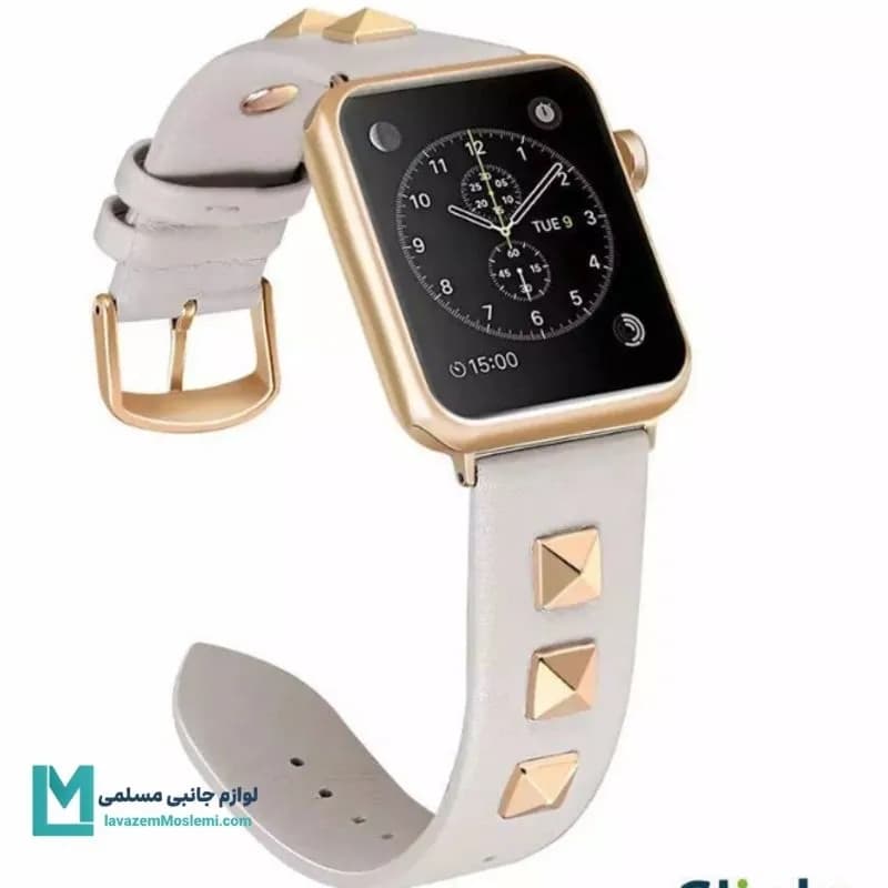 بند اپل واچ چرم پانک کد W1178 | لوازم جانبی مسلمی — تصویر ۲