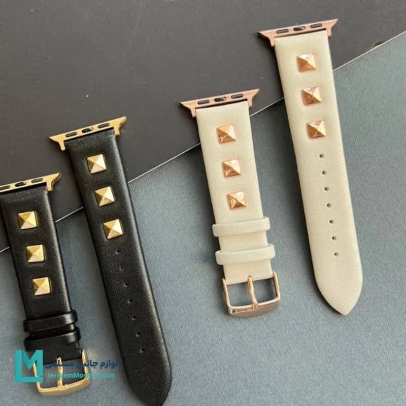 بند اپل واچ چرم پانک کد W1178 | لوازم جانبی مسلمی — تصویر ۷