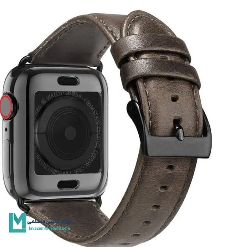 بند اپل واچ چرم مات کد W1175 | لوازم جانبی مسلمی — تصویر ۵