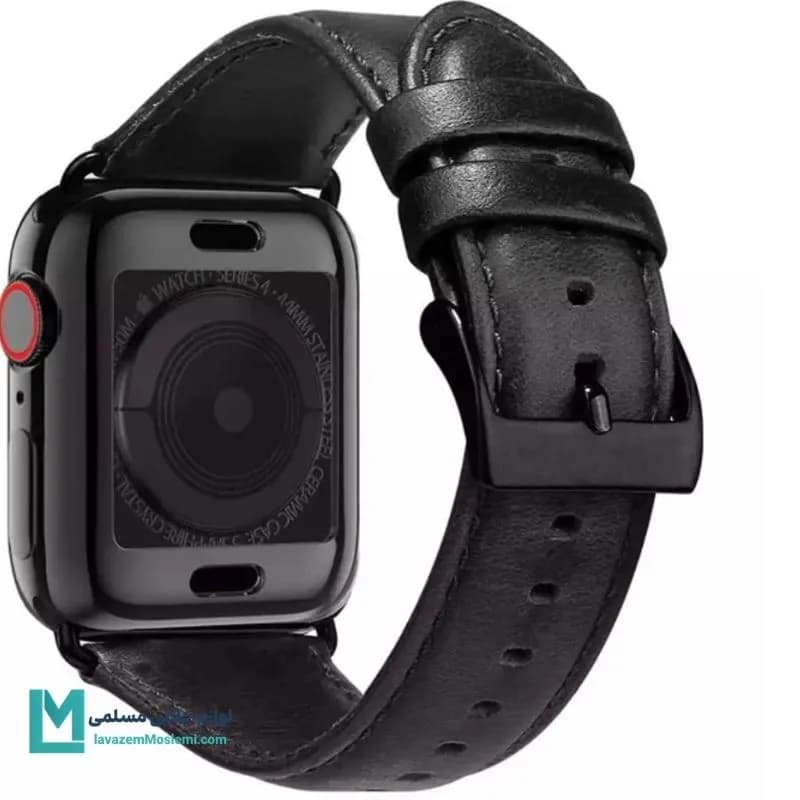 بند اپل واچ چرم مات کد W1175 | لوازم جانبی مسلمی — تصویر ۲