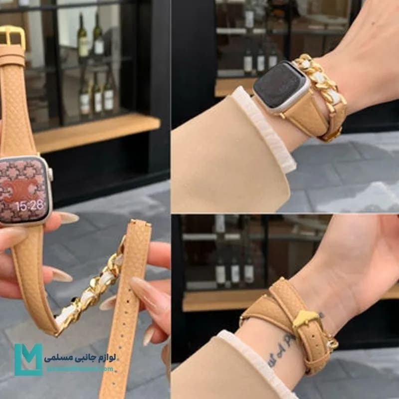 بند اپل واچ هرمس شنل کد W1174 | لوازم جانبی مسلمی — تصویر ۶