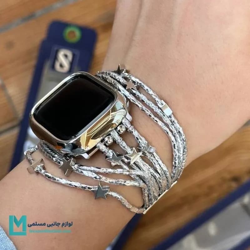 بند اپل واچ هرمس بوهمیا ستاره کد W1170 | لوازم جانبی مسلمی
