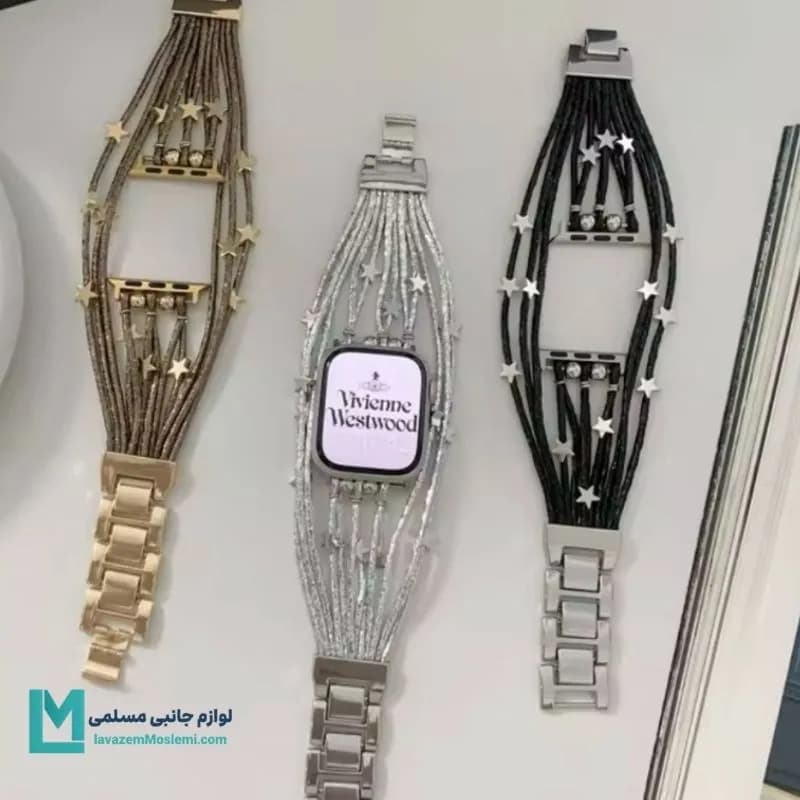 بند اپل واچ هرمس بوهمیا ستاره کد W1170 | لوازم جانبی مسلمی — تصویر ۲