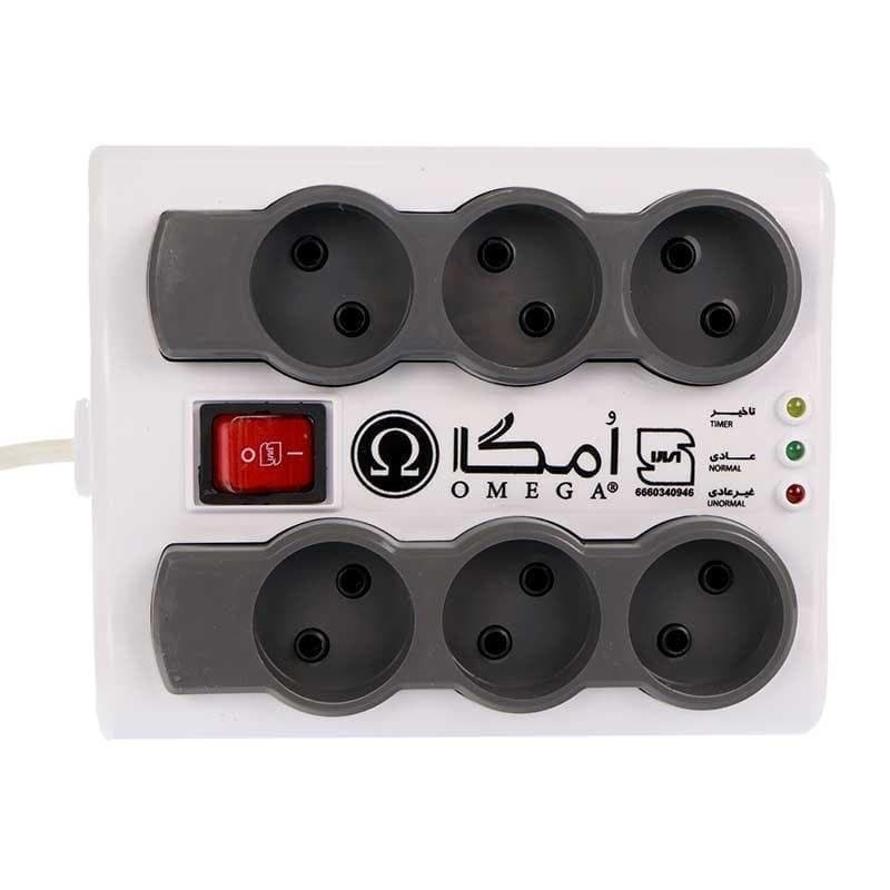 محافظ برق 6 خانه 3 متری امگا P6000