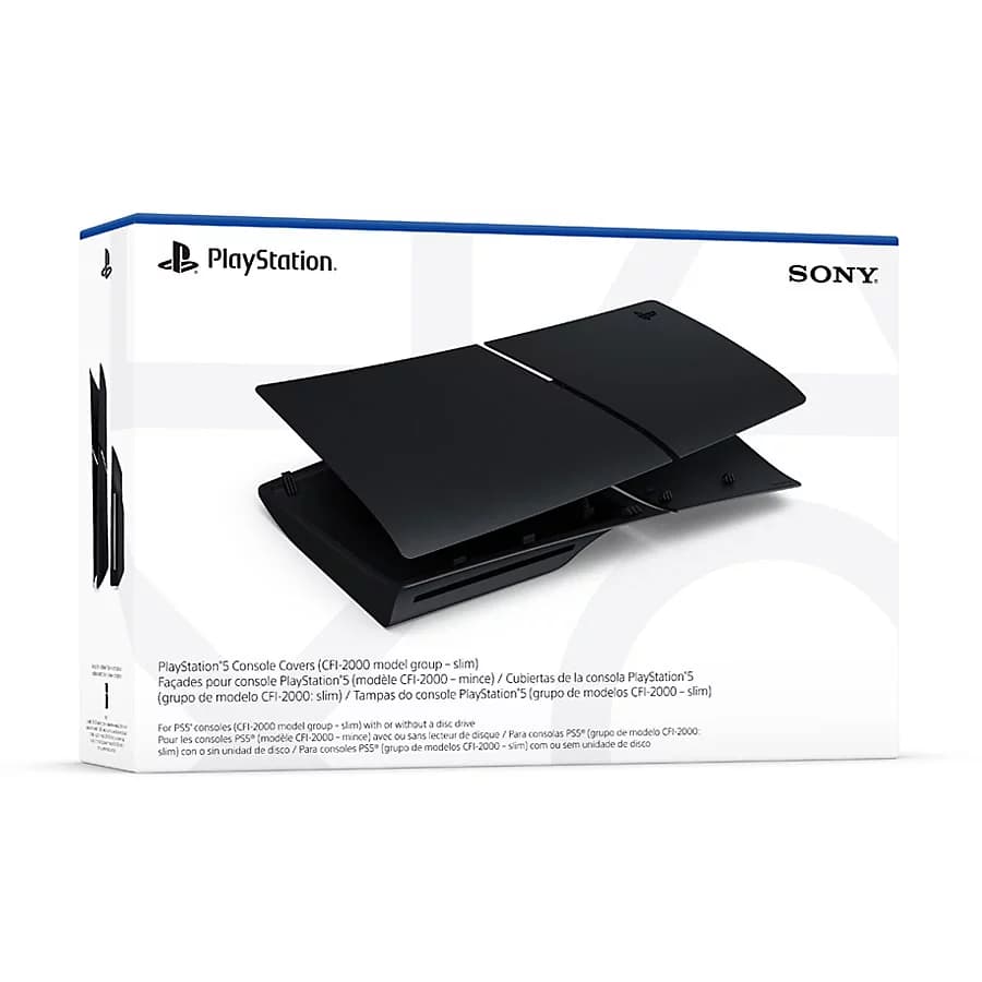 فیس پلیت مخصوص PS5 SLIM – مشکی — تصویر ۳