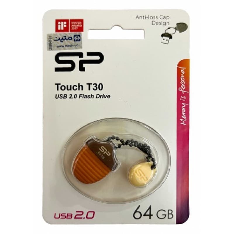 فلش مموری USB2.0 سیلیکون پاور مدل Touch T30 ظرفیت 64 گیگابایت — تصویر ۲