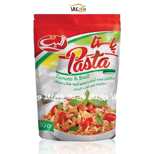 پاستا گیاهی گوجه و ریحان الیت – 180 گرمی