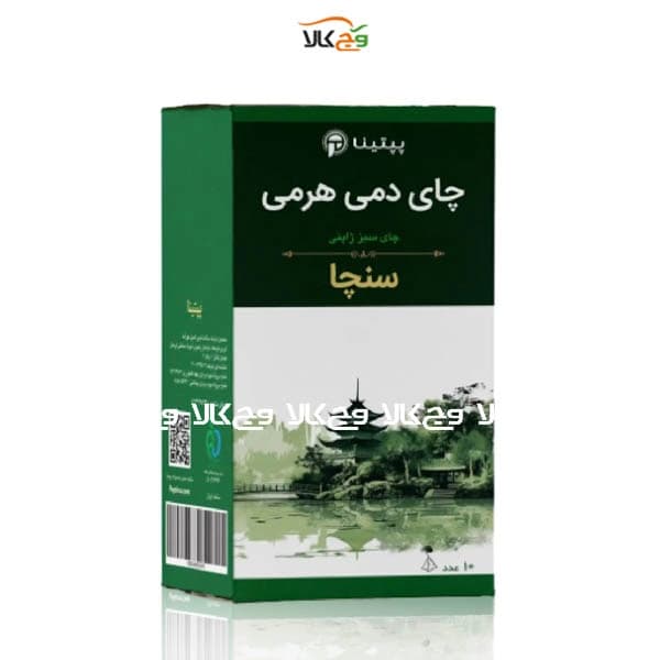 چای دمی سنچا (سبز ژاپنی) هرمی پپتینا – ساشه 10 عددی