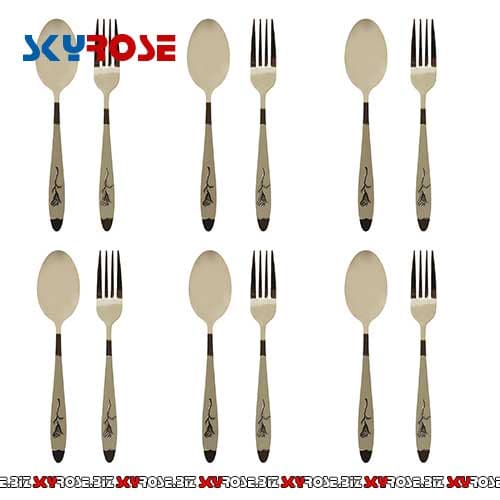 سرویس قاشق و چنگال 12 پارچه SKZ-12