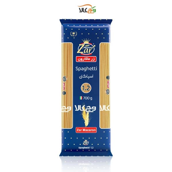 اسپاگتی قطر 1.2 زر ماکارون – 700 گرمی