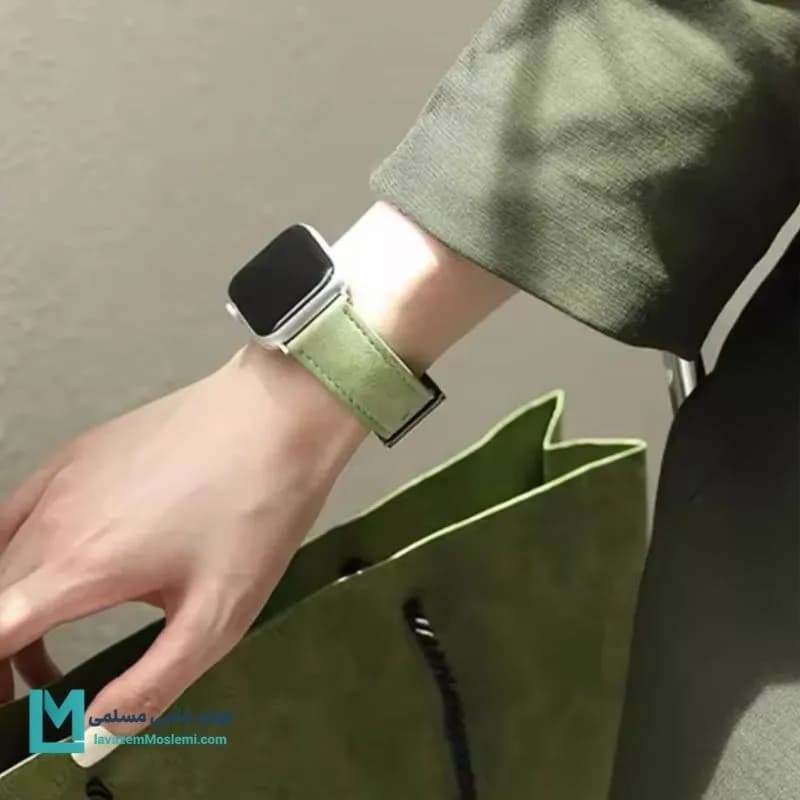 بند اپل واچ چرم سیج کد W1167 | لوازم جانبی مسلمی — تصویر ۵