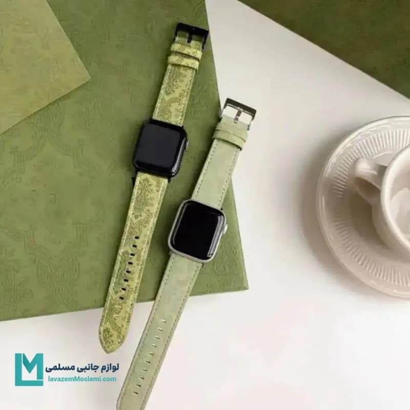 بند اپل واچ چرم سیج کد W1167 | لوازم جانبی مسلمی — تصویر ۴