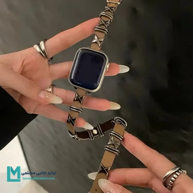 بند اپل واچ هرمس پانک کد W1162 | لوازم جانبی مسلمی — تصویر ۸