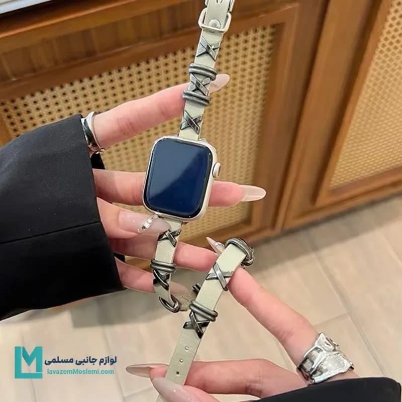 بند اپل واچ هرمس پانک کد W1162 | لوازم جانبی مسلمی