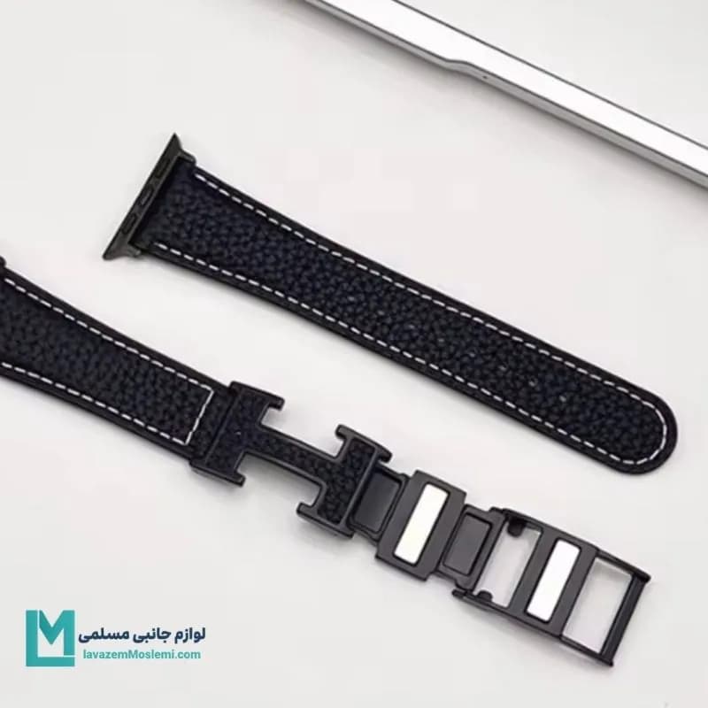 بند اپل واچ چرم هرمس 2024 کد W1161 | لوازم جانبی مسلمی — تصویر ۶