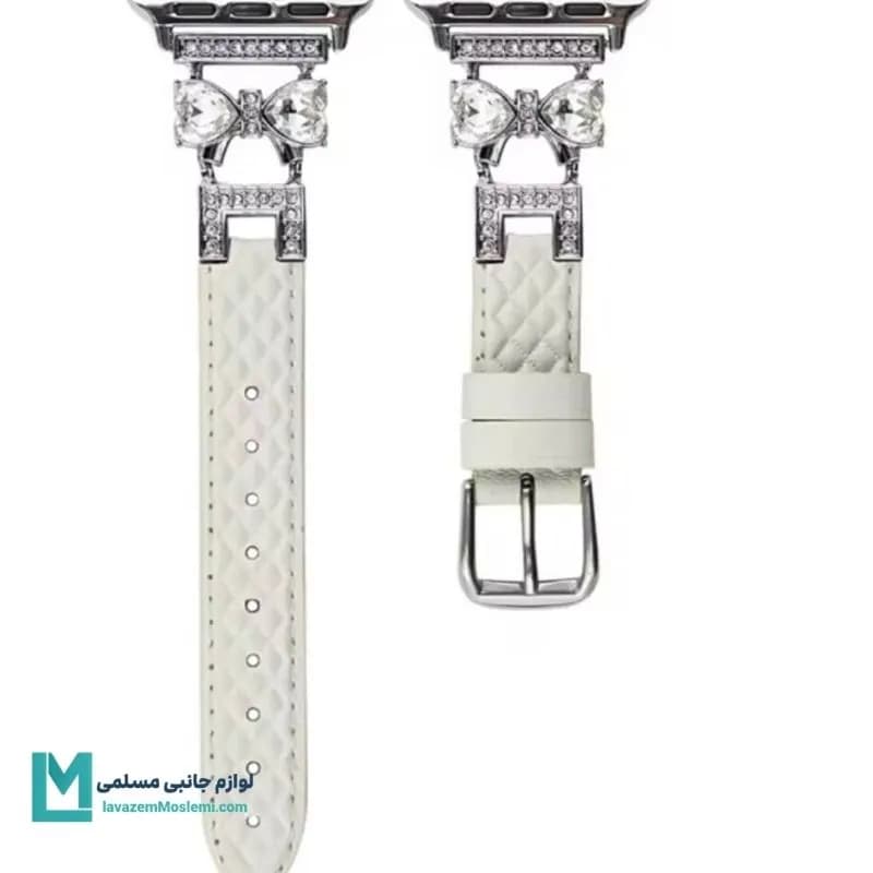 بند اپل واچ چرم دیاموند پاپیون کد W1158 | لوازم جانبی مسلمی — تصویر ۷