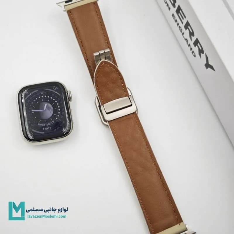بند اپل واچ چرم مگنتی شنل کد W1157 | لوازم جانبی مسلمی — تصویر ۴