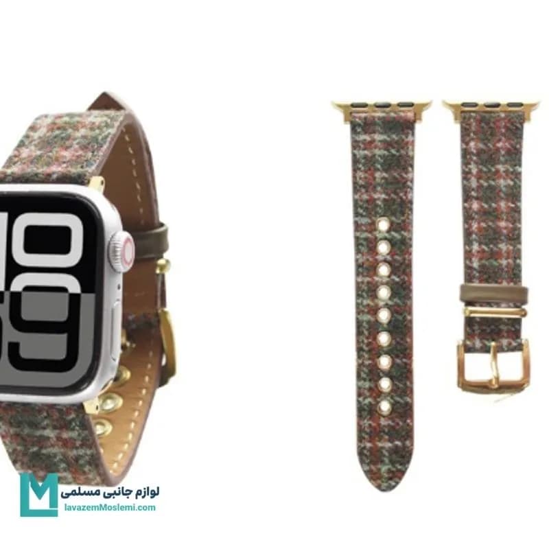 بند اپل واچ کانواس جدید کد W1154 | لوازم جانبی مسلمی — تصویر ۲