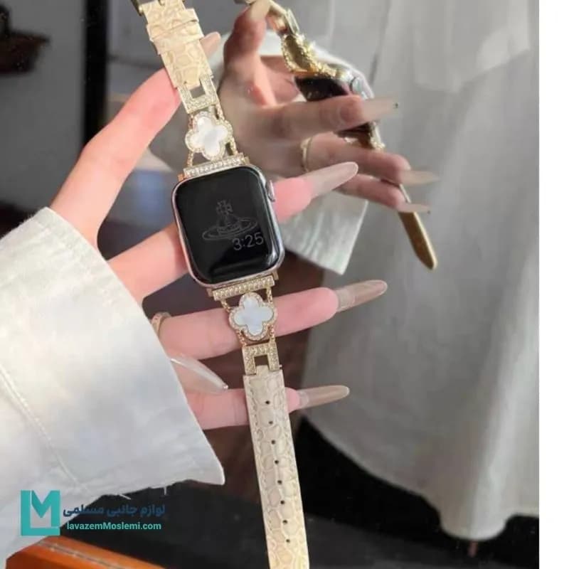 بند اپل واچ لدر ون کلیف 2 کد W1153 | لوازم جانبی مسلمی — تصویر ۵
